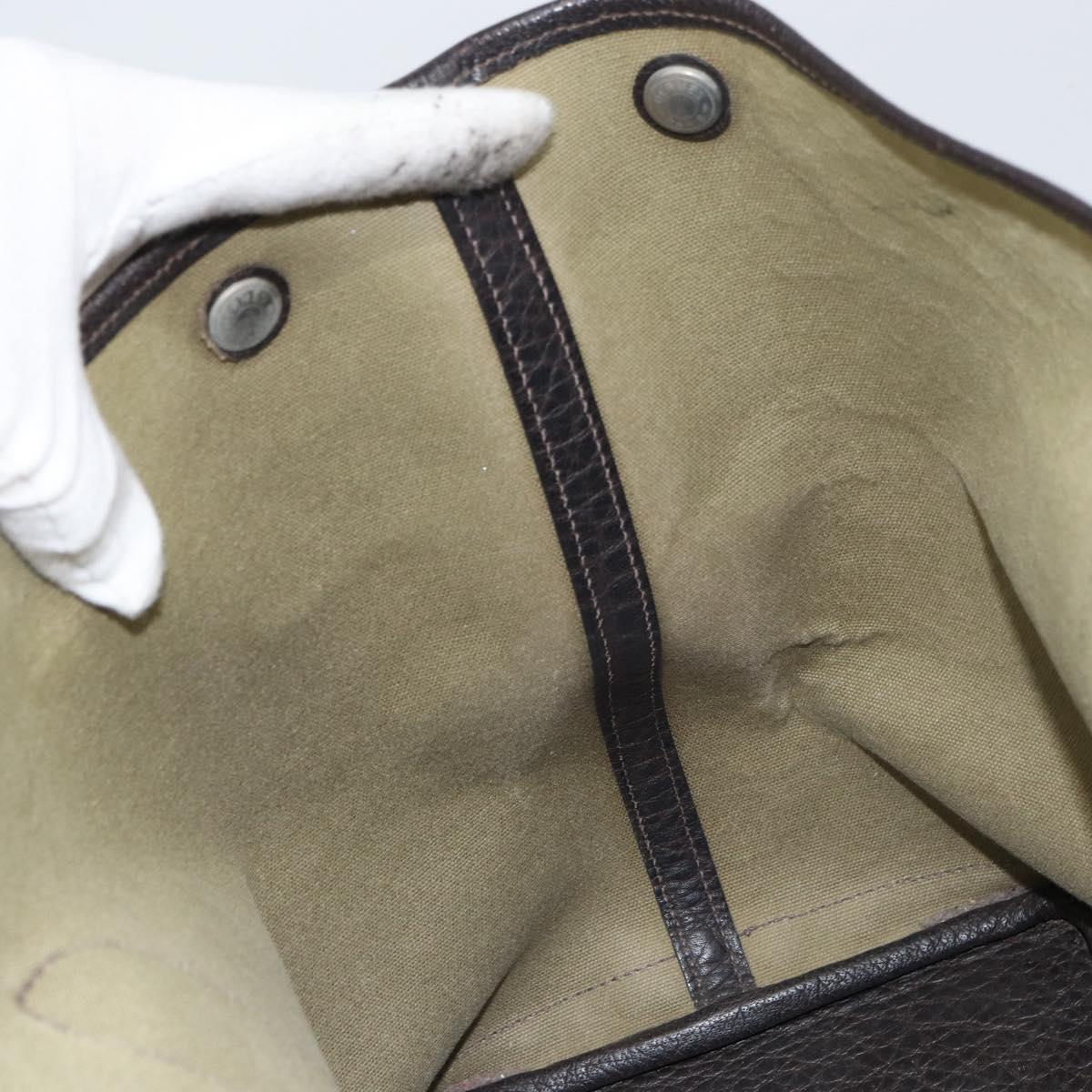HERMES Garden Party MM Tote Bag Canvas Beige Auth bs32258