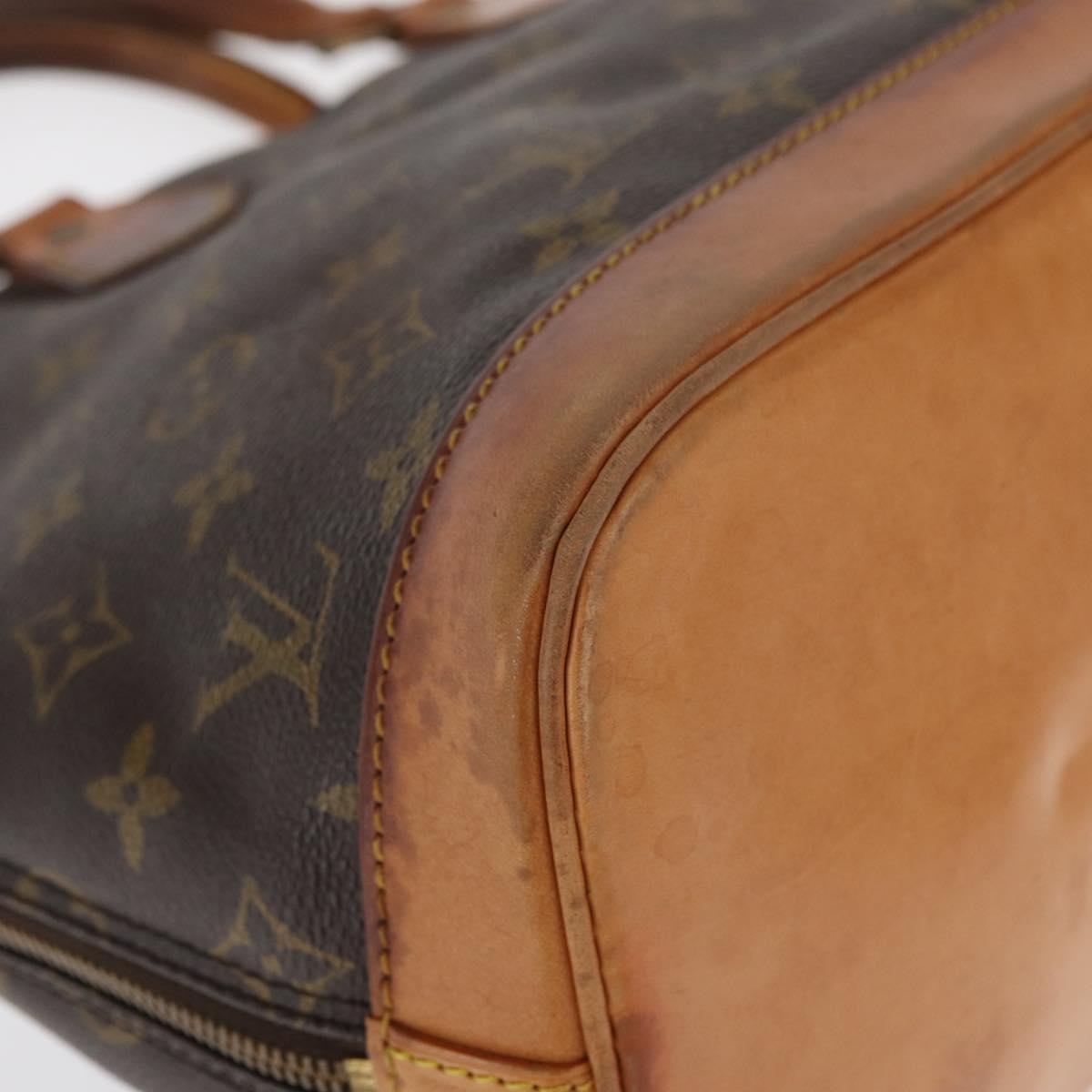 LOUIS VUITTON Monogram Alma Hand Bag M51130 LV Auth bs32260