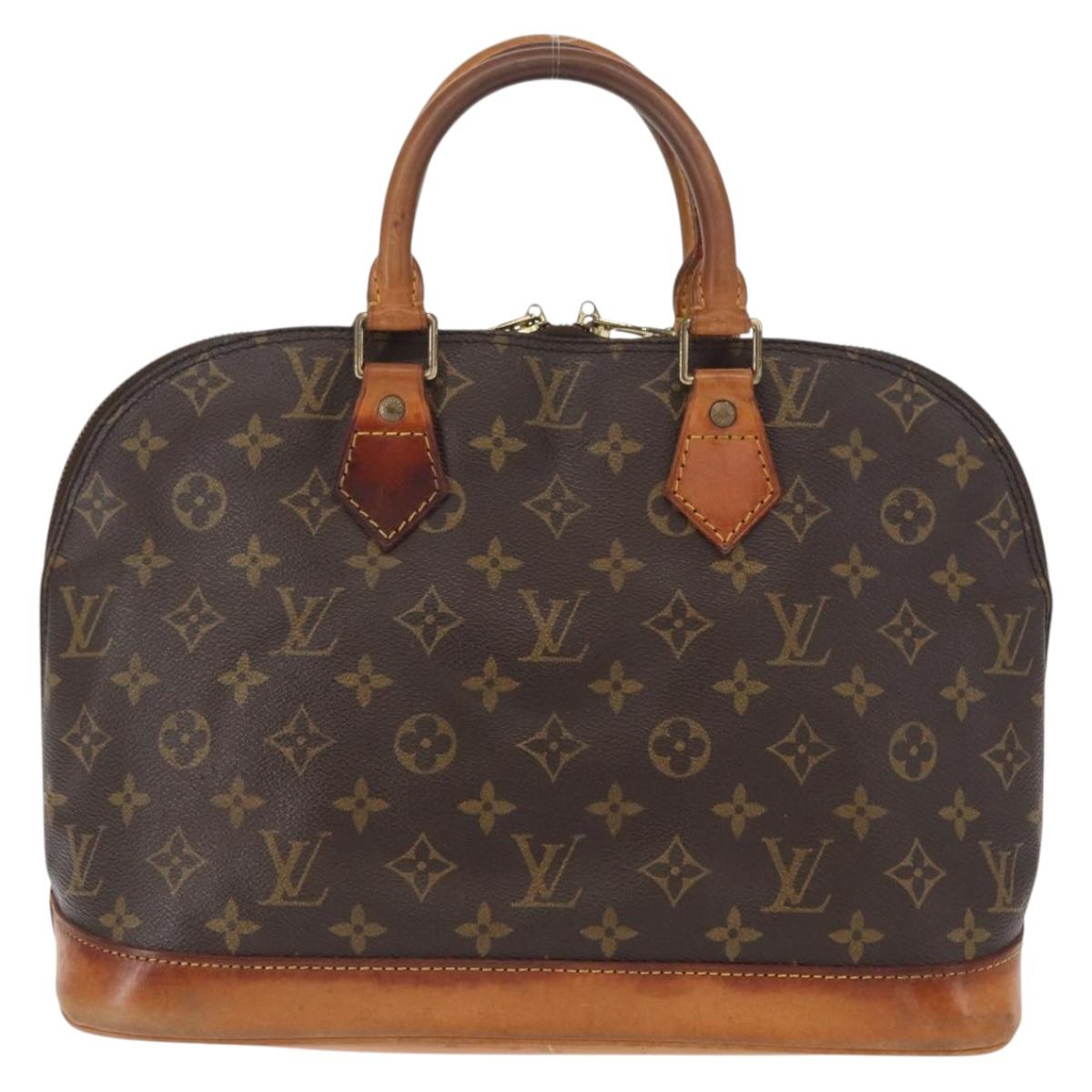 LOUIS VUITTON Monogram Alma Hand Bag M51130 LV Auth bs32260