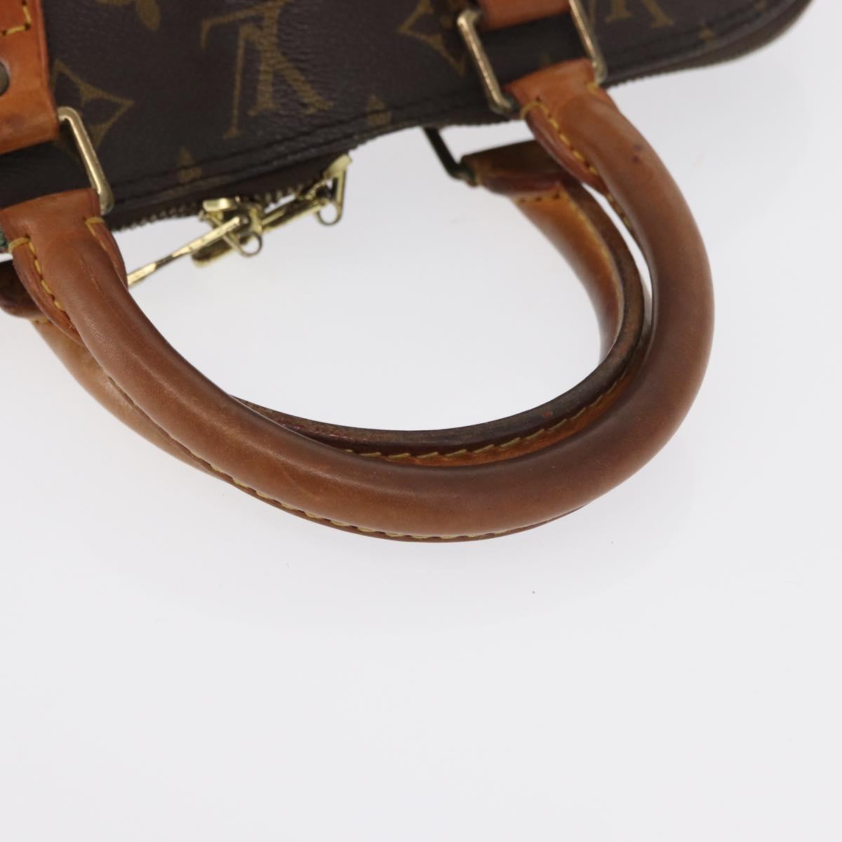 LOUIS VUITTON Monogram Alma Hand Bag M51130 LV Auth bs32260