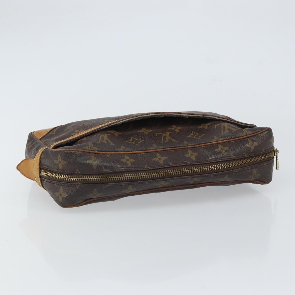 LOUIS VUITTON Monogram Compiegne 28 Clutch Bag M51845 LV Auth bs32263