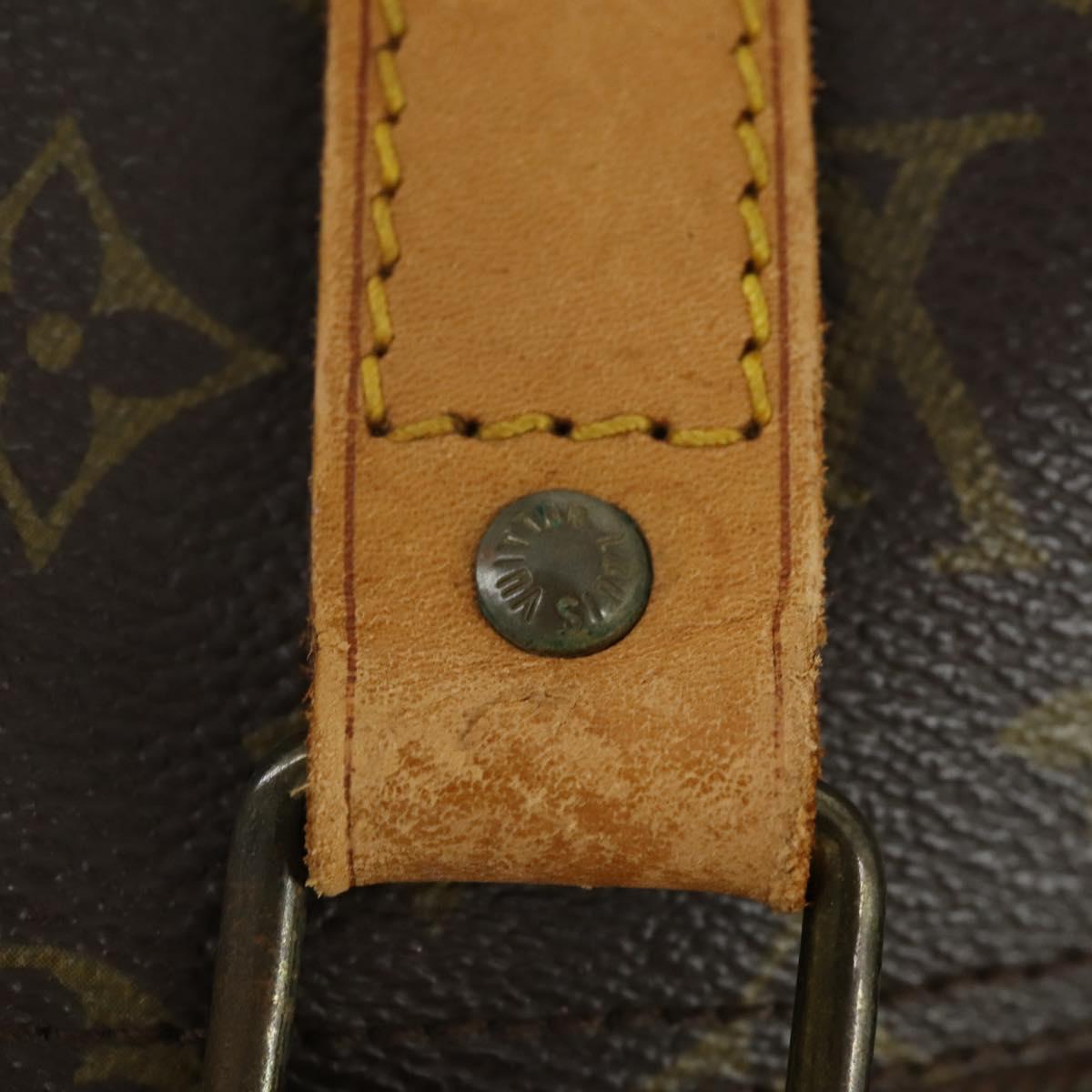 LOUIS VUITTON Monogram Keepall 55 Boston Bag M41424 LV Auth bs32264