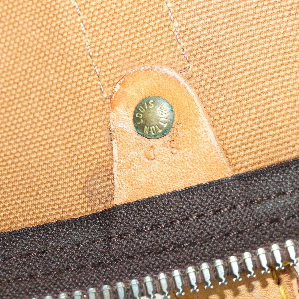 LOUIS VUITTON Monogram Keepall 55 Boston Bag M41424 LV Auth bs32264