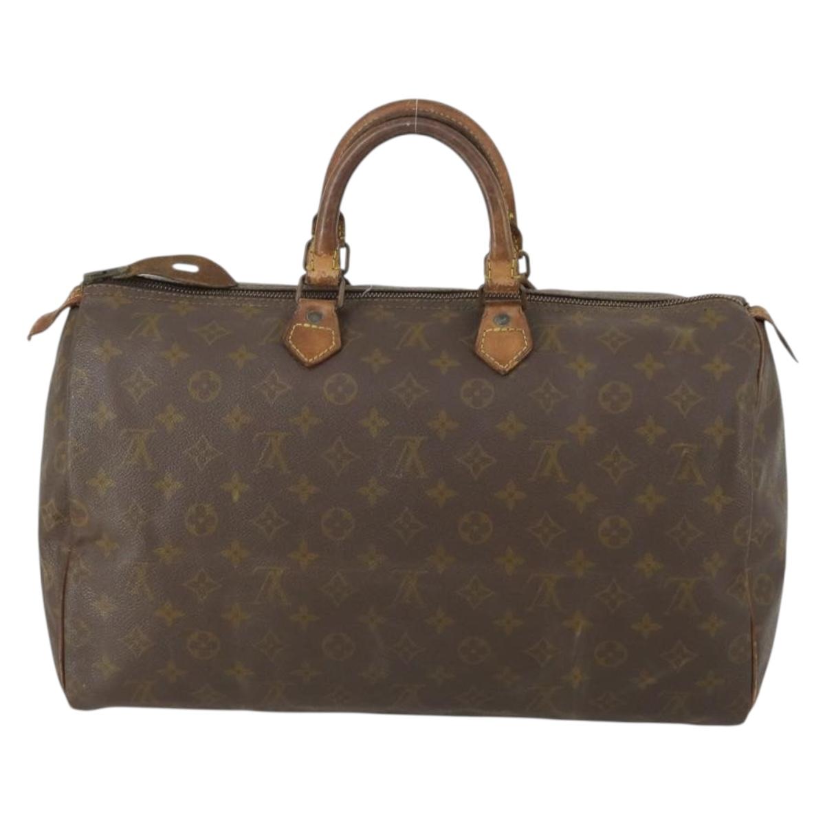 LOUIS VUITTON Monogram Speedy 40 Hand Bag Vintage M41522 LV Auth bs32266