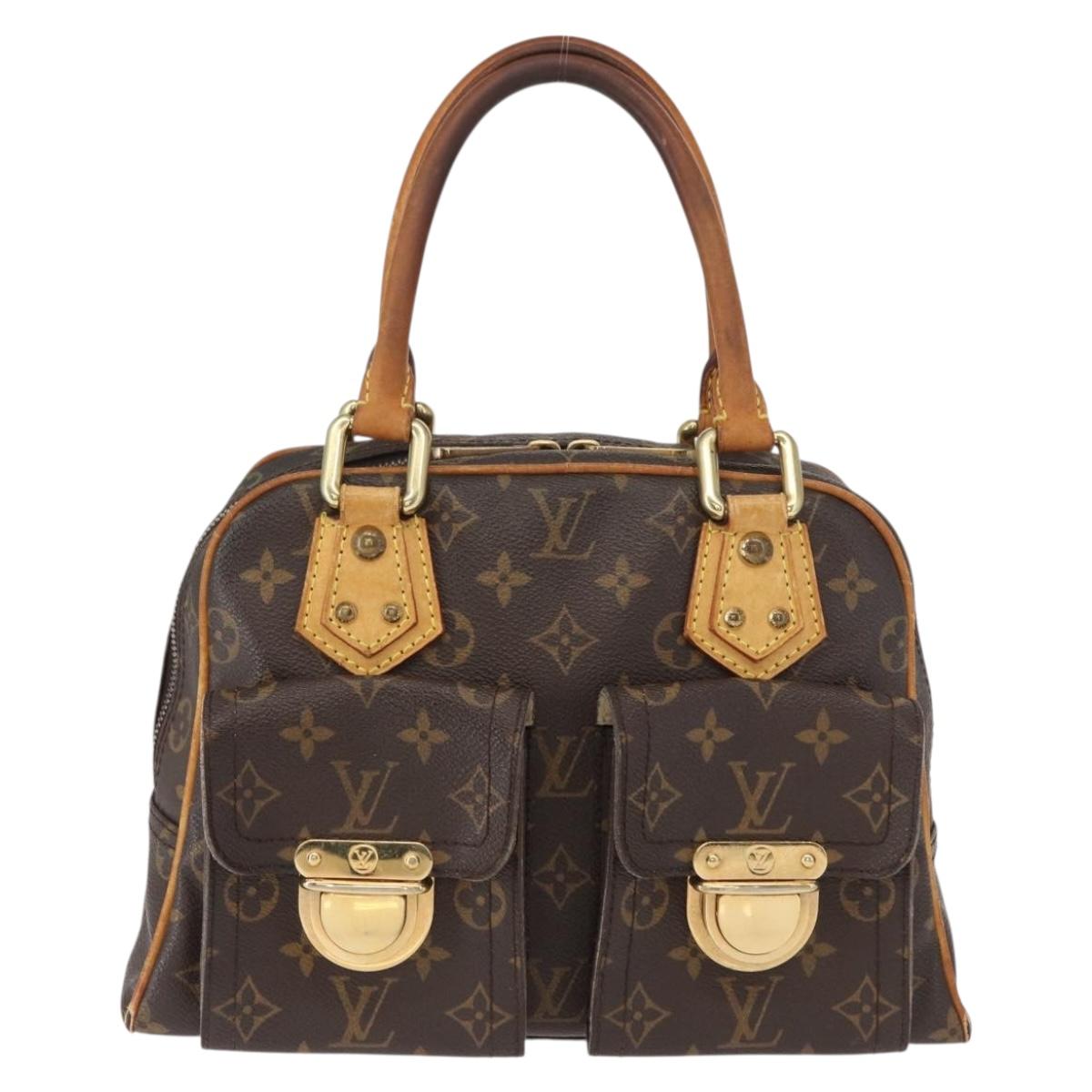 LOUIS VUITTON Monogram Manhattan PM Hand Bag M40026 LV Auth bs32267