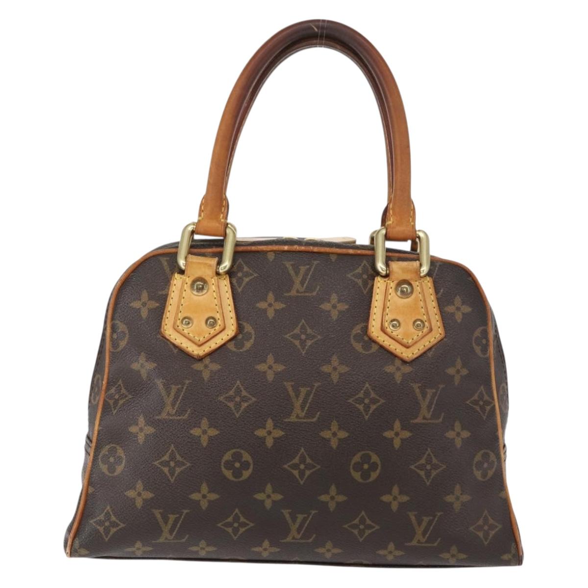 LOUIS VUITTON Monogram Manhattan PM Hand Bag M40026 LV Auth bs32267