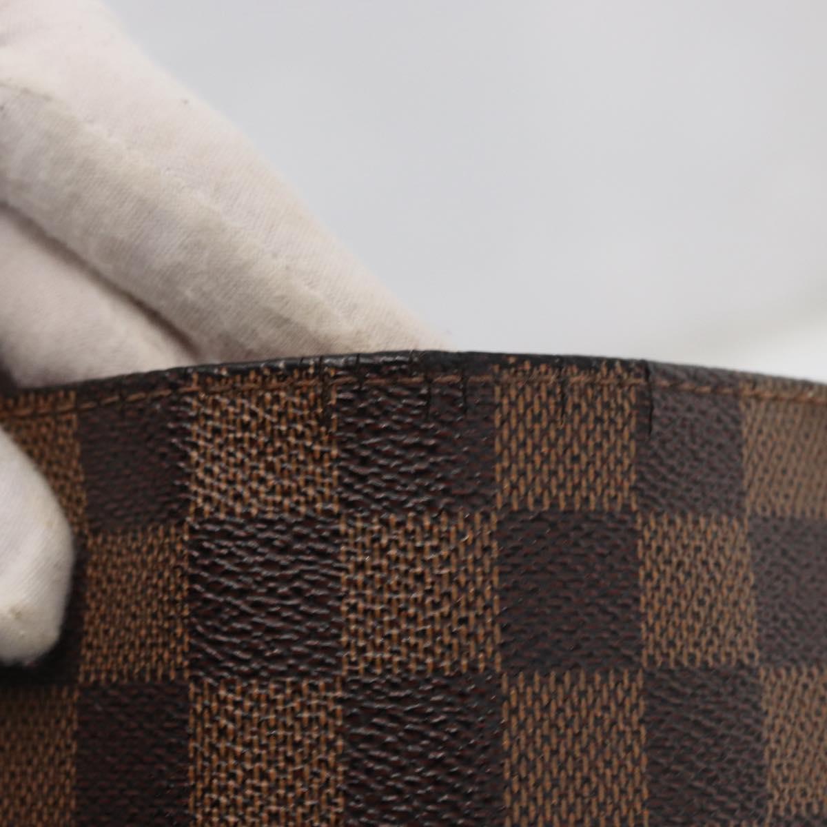 LOUIS VUITTON Damier Ebene Uzes Hand Bag N51128 LV Auth bs32268