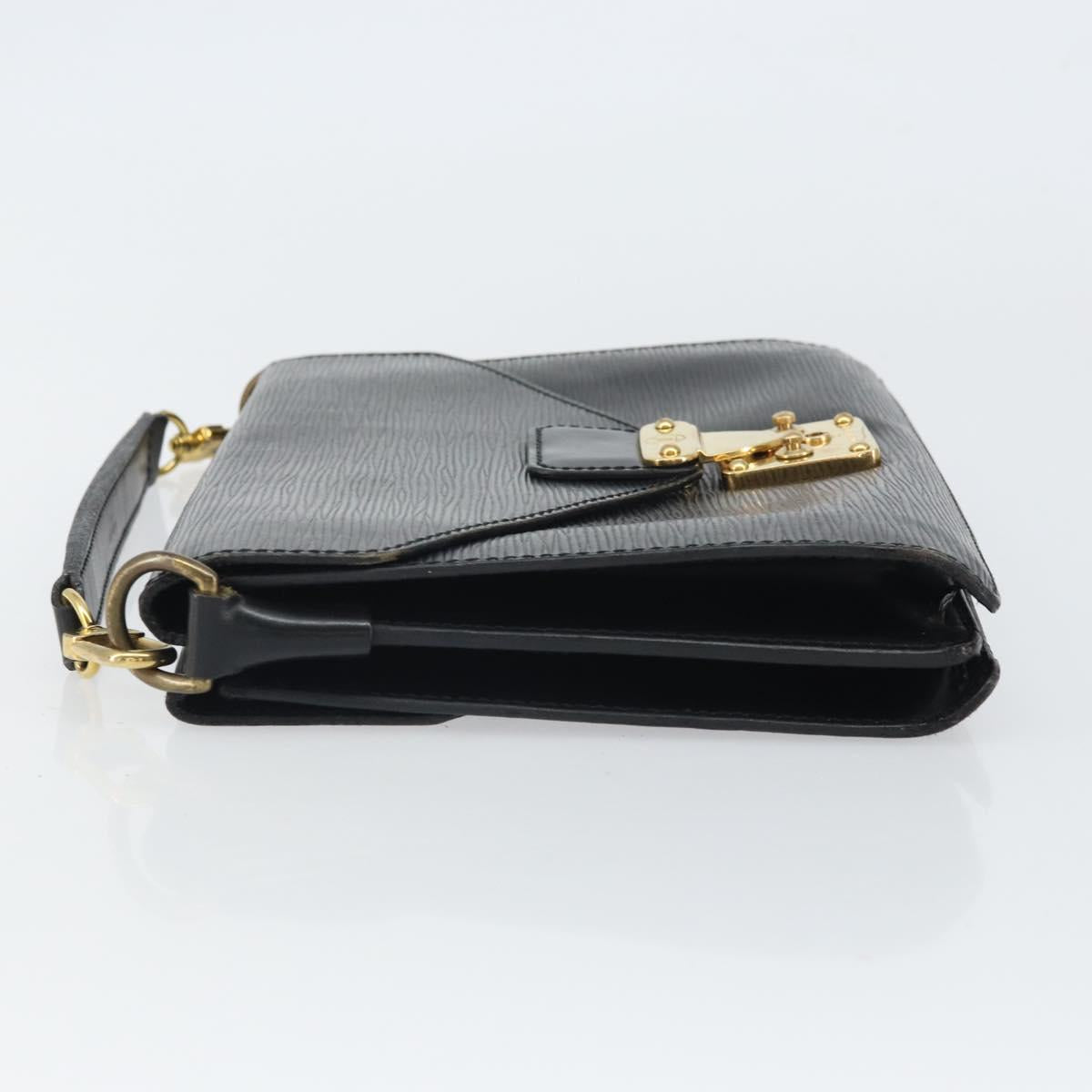 LOUIS VUITTON Epi Biface Clutch Bag Black M52322 LV Auth bs32271