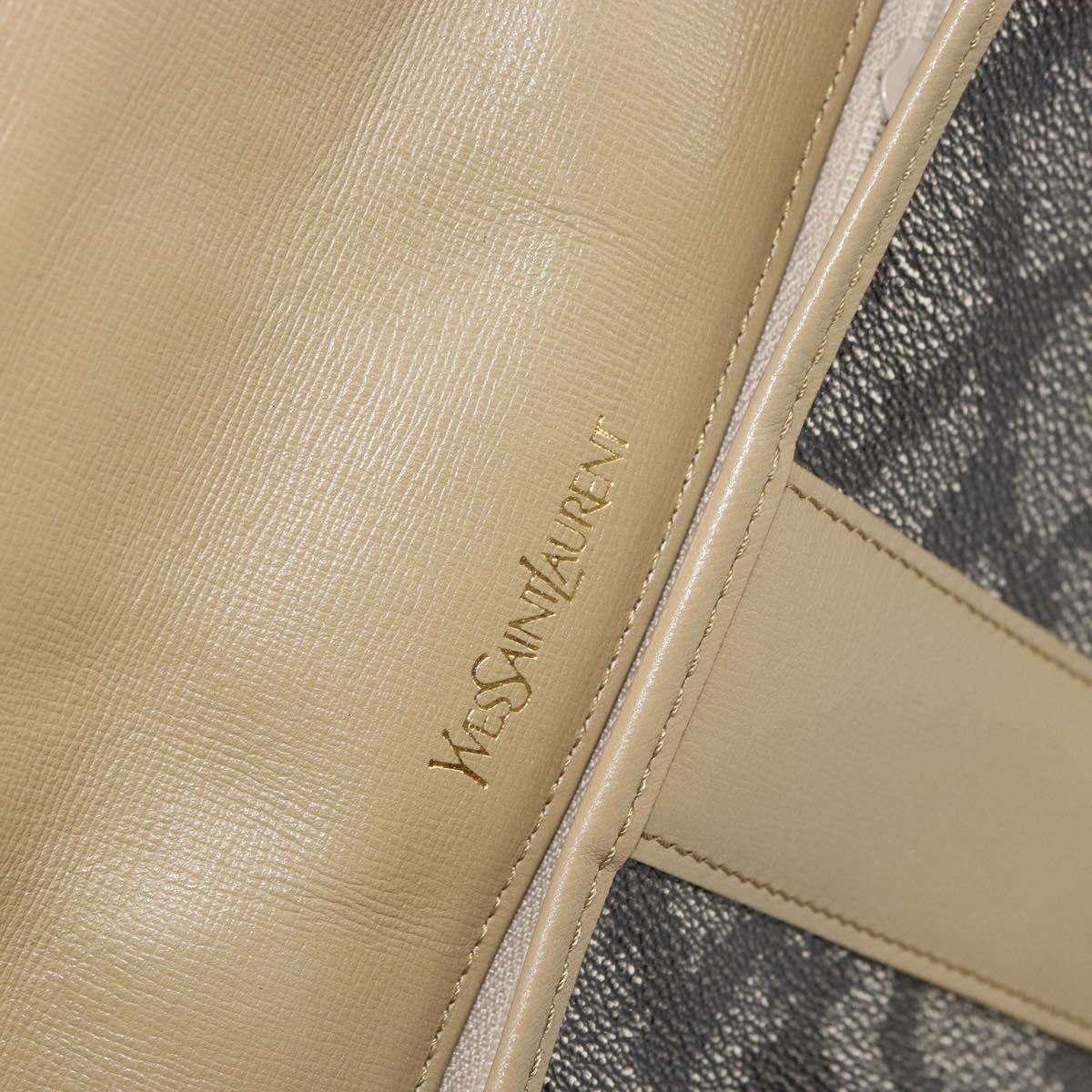 SAINT LAURENT Shoulder Bag Leather Brown Auth bs32279