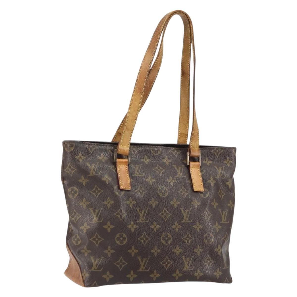 LOUIS VUITTON Monogram Cabas Piano Tote Bag M51148 LV Auth bs32285
