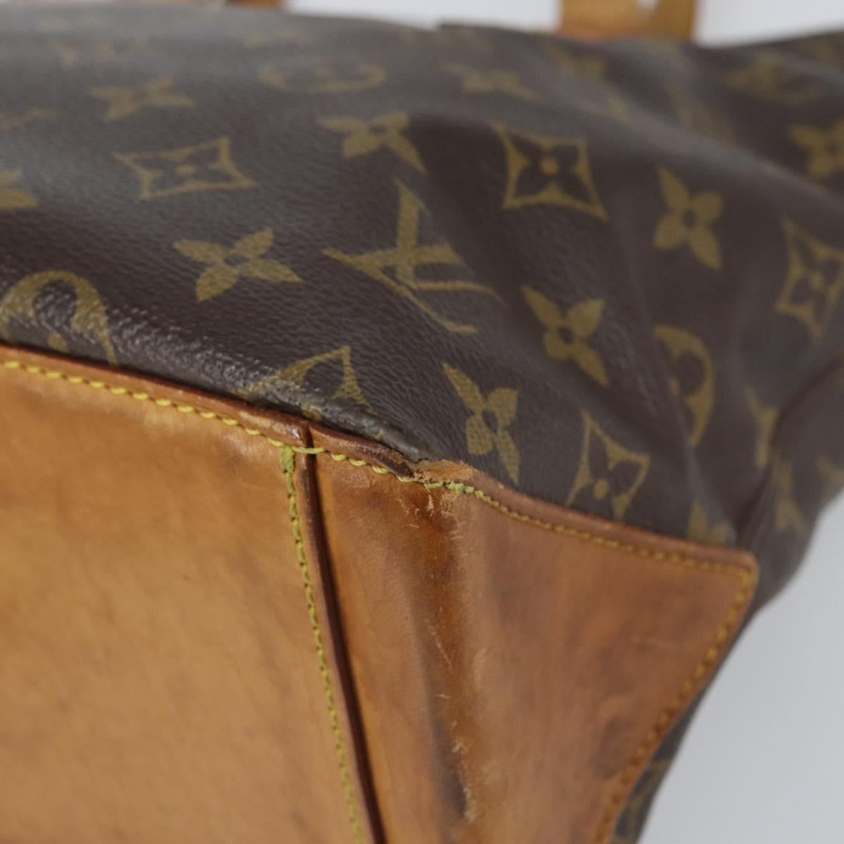 LOUIS VUITTON Monogram Cabas Piano Tote Bag M51148 LV Auth bs32285