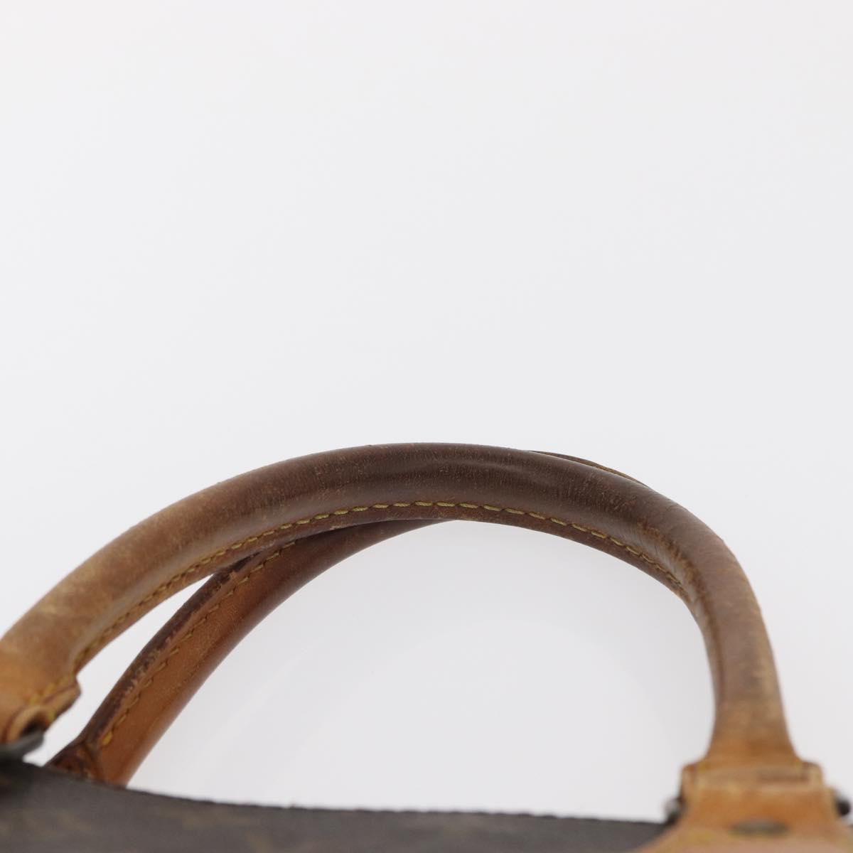 LOUIS VUITTON Monogram Sac Plat Hand Bag M51140 LV Auth bs32286