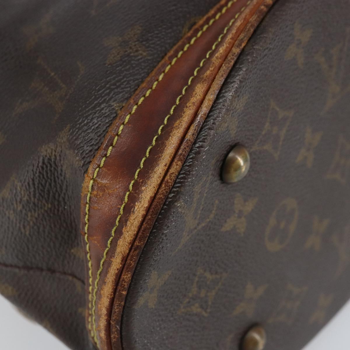 LOUIS VUITTON Monogram Bucket PM Shoulder Bag M42238 LV Auth bs32287