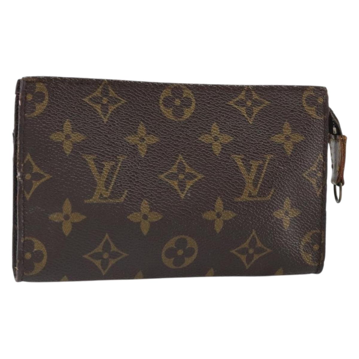 LOUIS VUITTON Monogram Bucket PM Accessory Pouch LV Auth bs32288