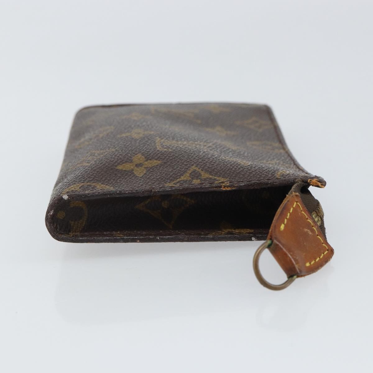 LOUIS VUITTON Monogram Bucket PM Accessory Pouch LV Auth bs32288