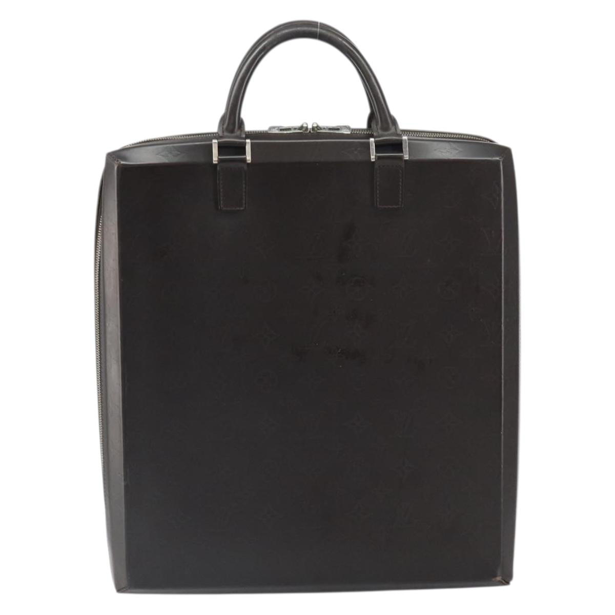 LOUIS VUITTON Monogram Grasse Erwin Hand Bag Brown M46580 LV Auth bs32289