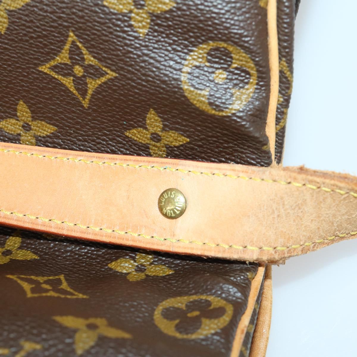 LOUIS VUITTON Monogram Saumur 35 Shoulder Bag M42254 LV Auth bs32301
