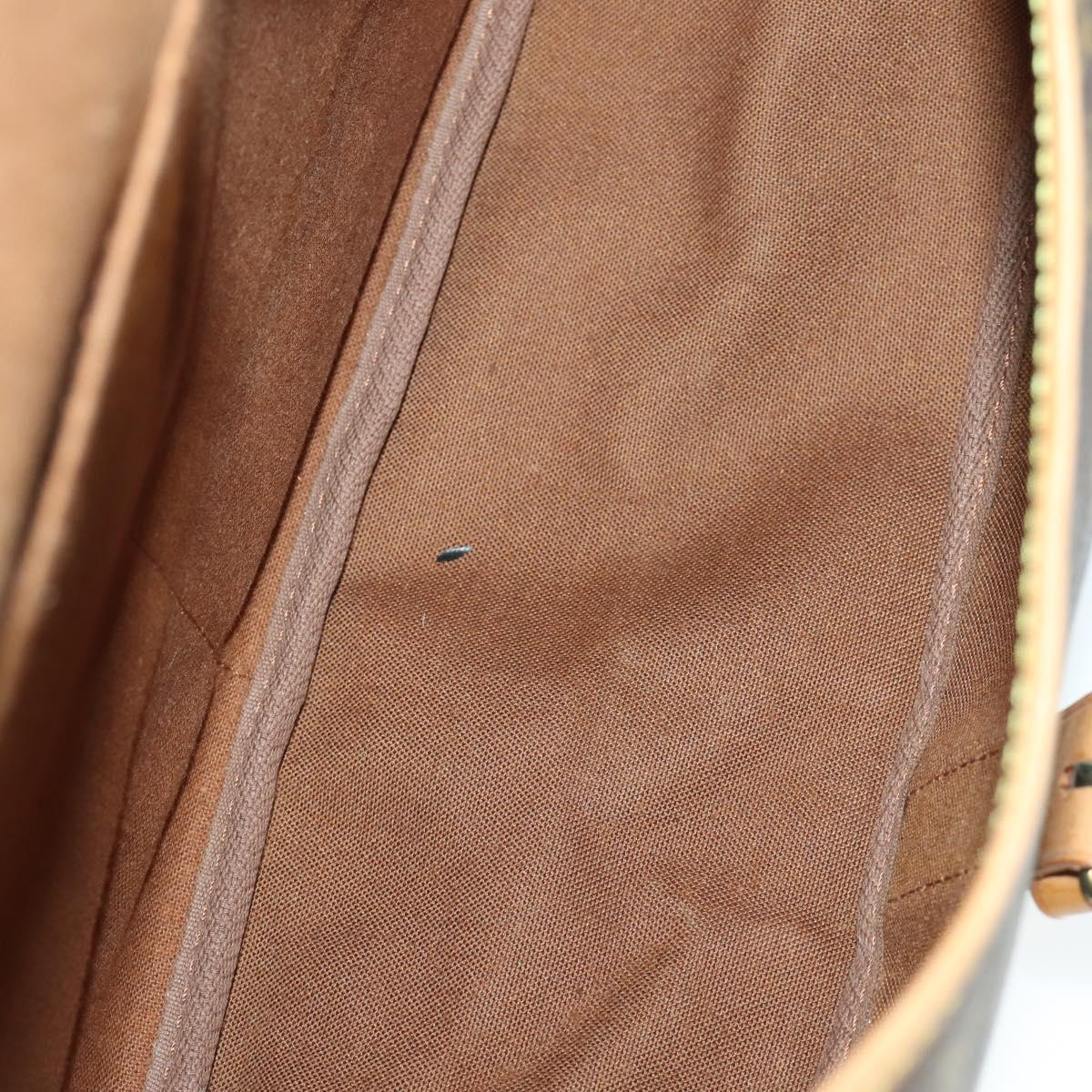 LOUIS VUITTON Monogram Saumur 35 Shoulder Bag M42254 LV Auth bs32301