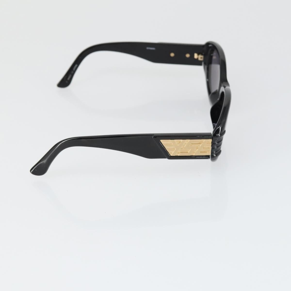 SAINT LAURENT Sunglasses Bag Nylon PVC Plastic 3 Set Black White Auth bs32349