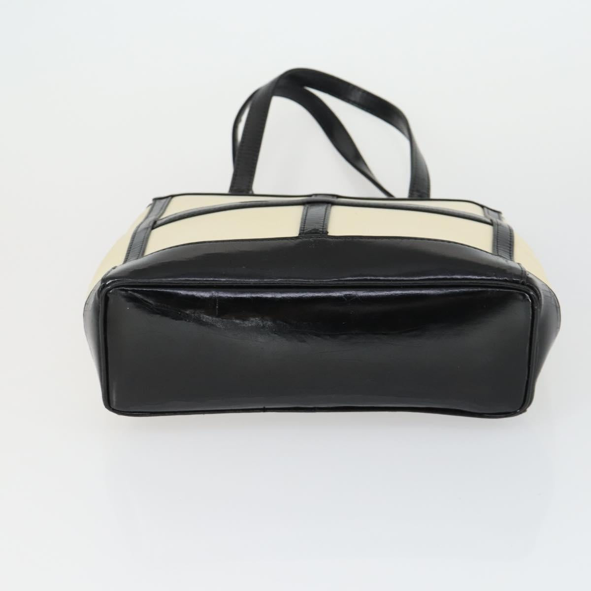 SAINT LAURENT Sunglasses Bag Nylon PVC Plastic 3 Set Black White Auth bs32349
