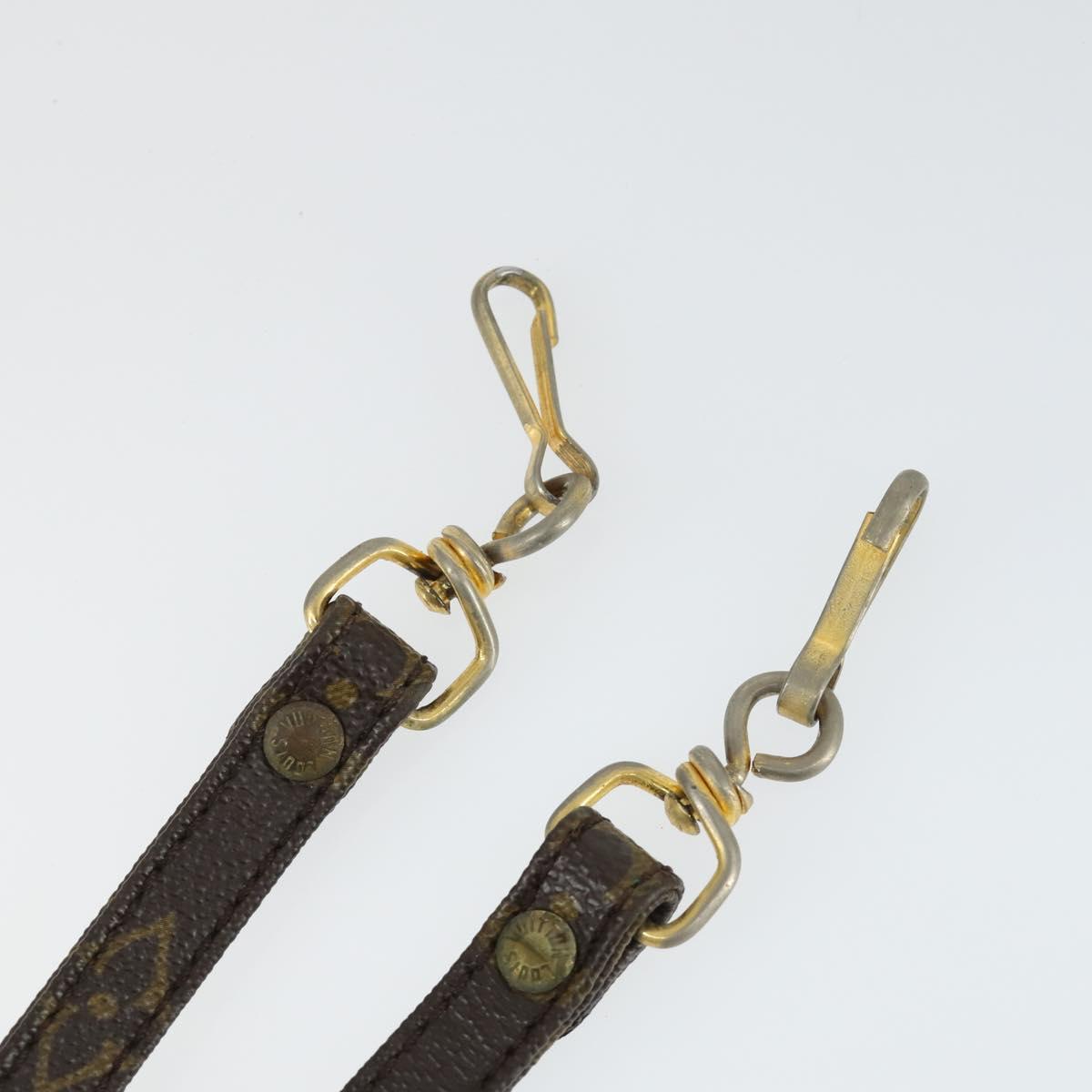 LOUIS VUITTON Epi Monogram Shoulder Strap Boston Bag 2 Set Brown LV Auth bs32354