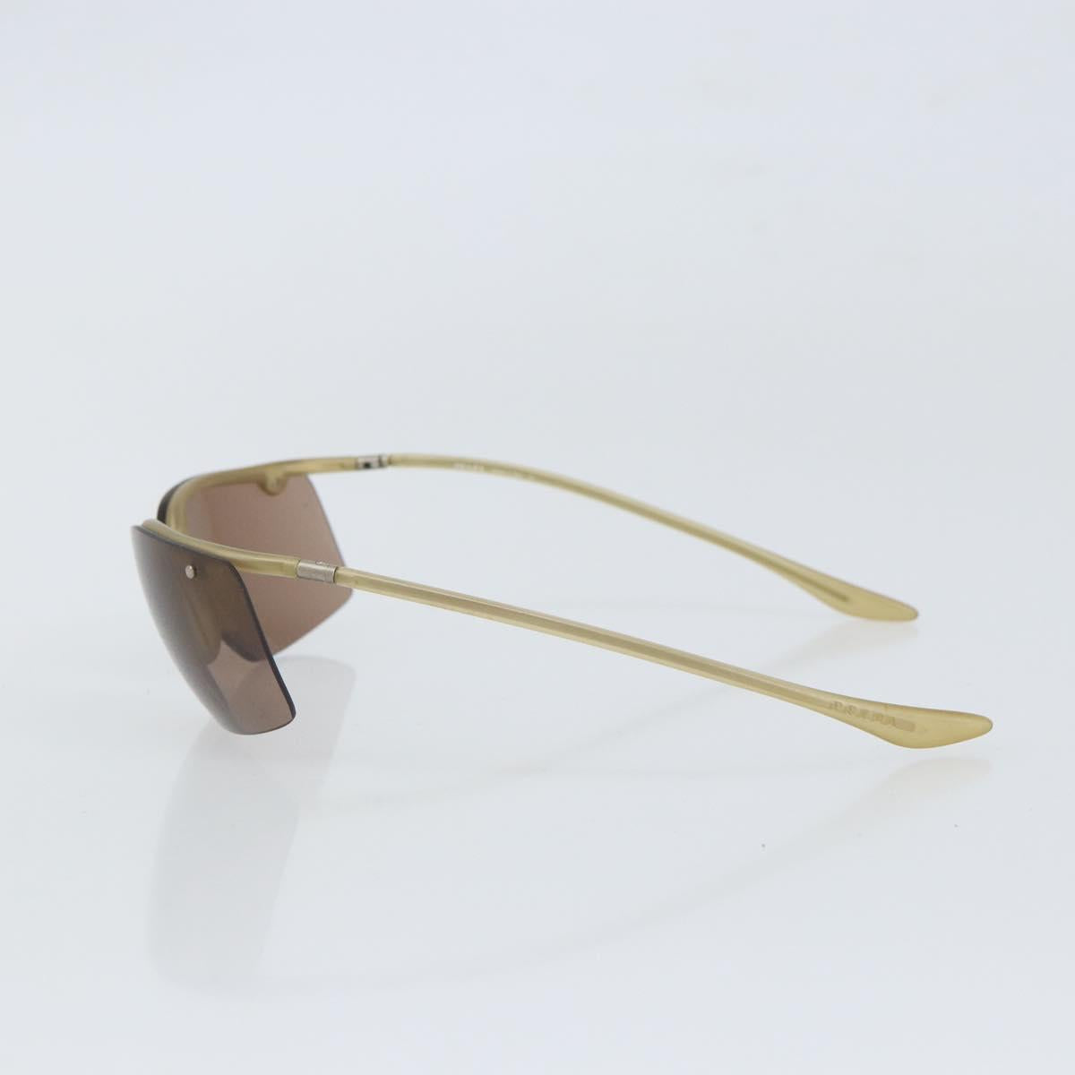 PRADA Sunglasses plastic Beige Auth bs32375