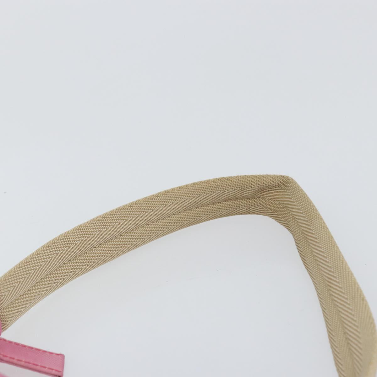PRADA Hand Pouch Nylon Pink Auth bs32387