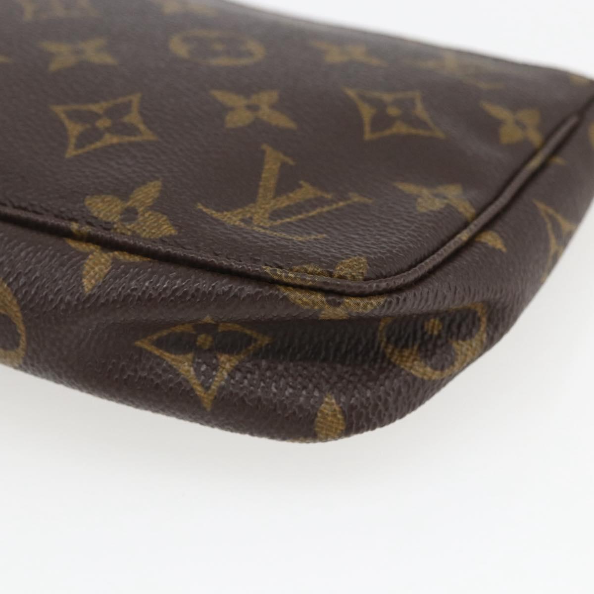 LOUIS VUITTON Monogram Pochette Accessoires Pouch M51980 LV Auth bs32425
