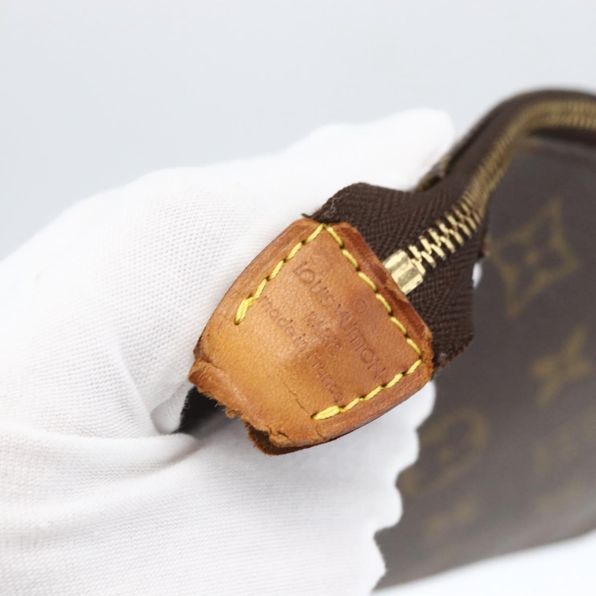 LOUIS VUITTON Monogram Pochette Accessoires Pouch M51980 LV Auth bs32425