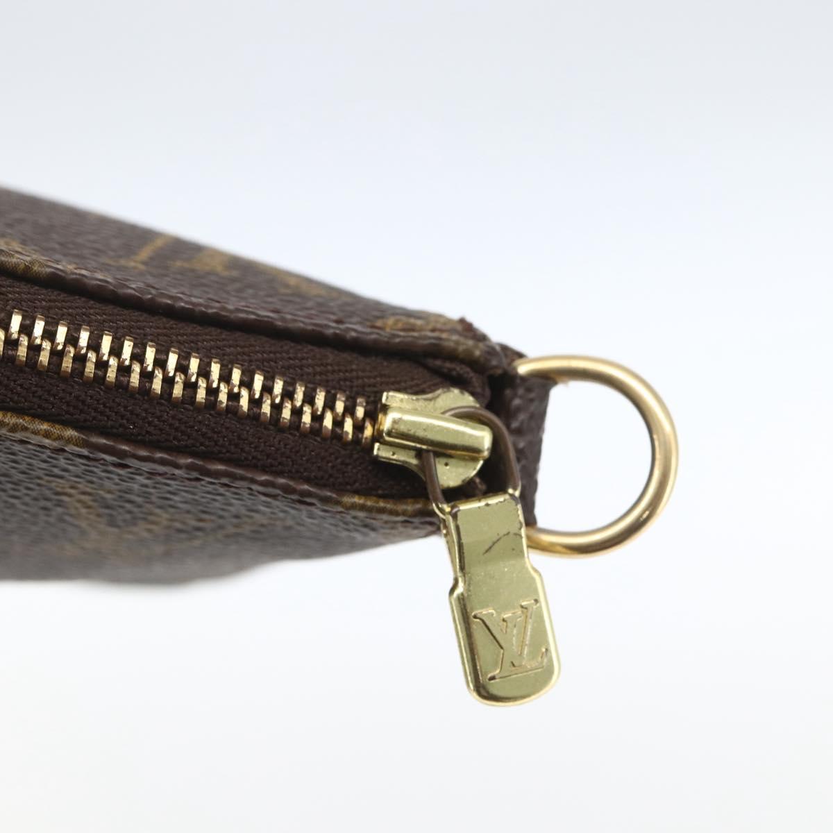 LOUIS VUITTON Monogram Pochette Accessoires Pouch M51980 LV Auth bs32425