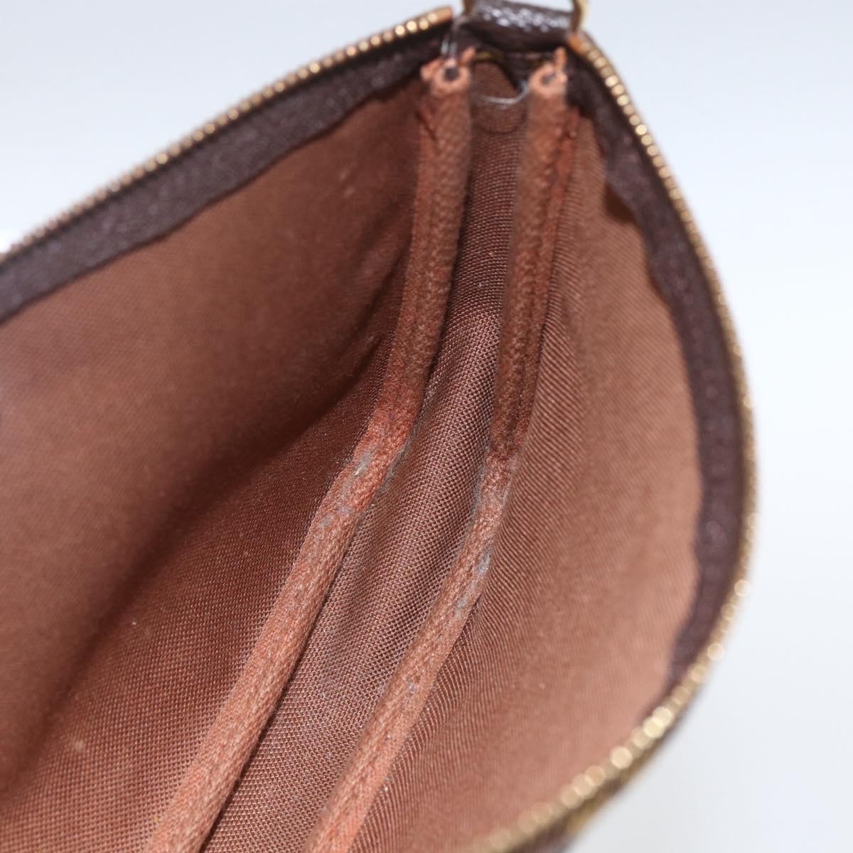 LOUIS VUITTON Monogram Pochette Accessoires Pouch M51980 LV Auth bs32425