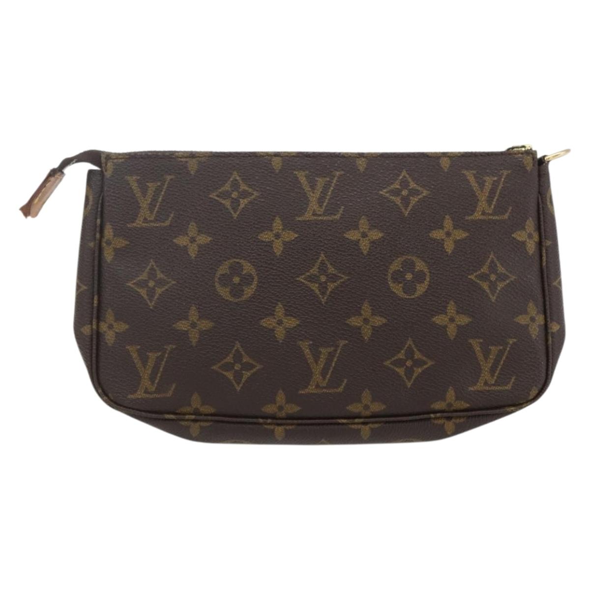 LOUIS VUITTON Monogram Pochette Accessoires Pouch M51980 LV Auth bs32425