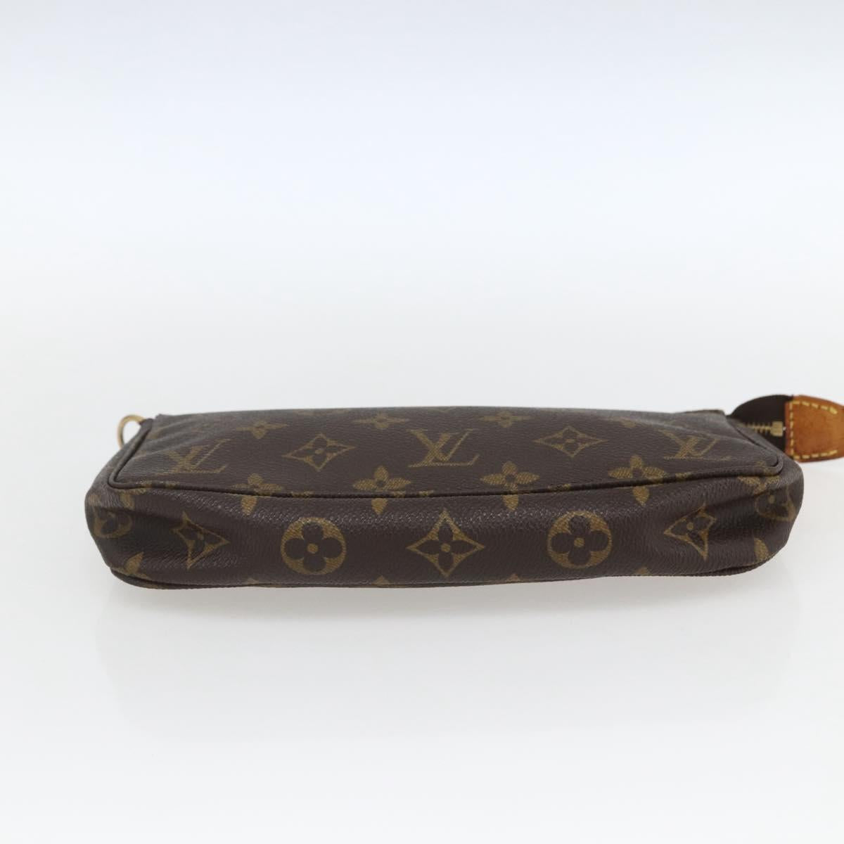 LOUIS VUITTON Monogram Pochette Accessoires Pouch M51980 LV Auth bs32425