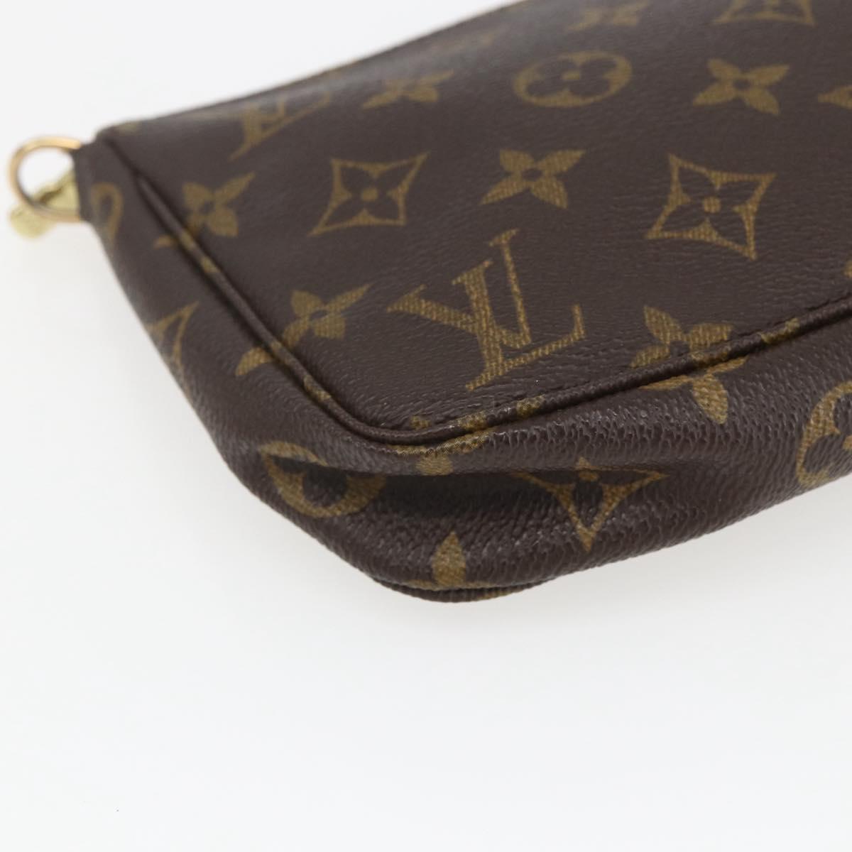LOUIS VUITTON Monogram Pochette Accessoires Pouch M51980 LV Auth bs32425