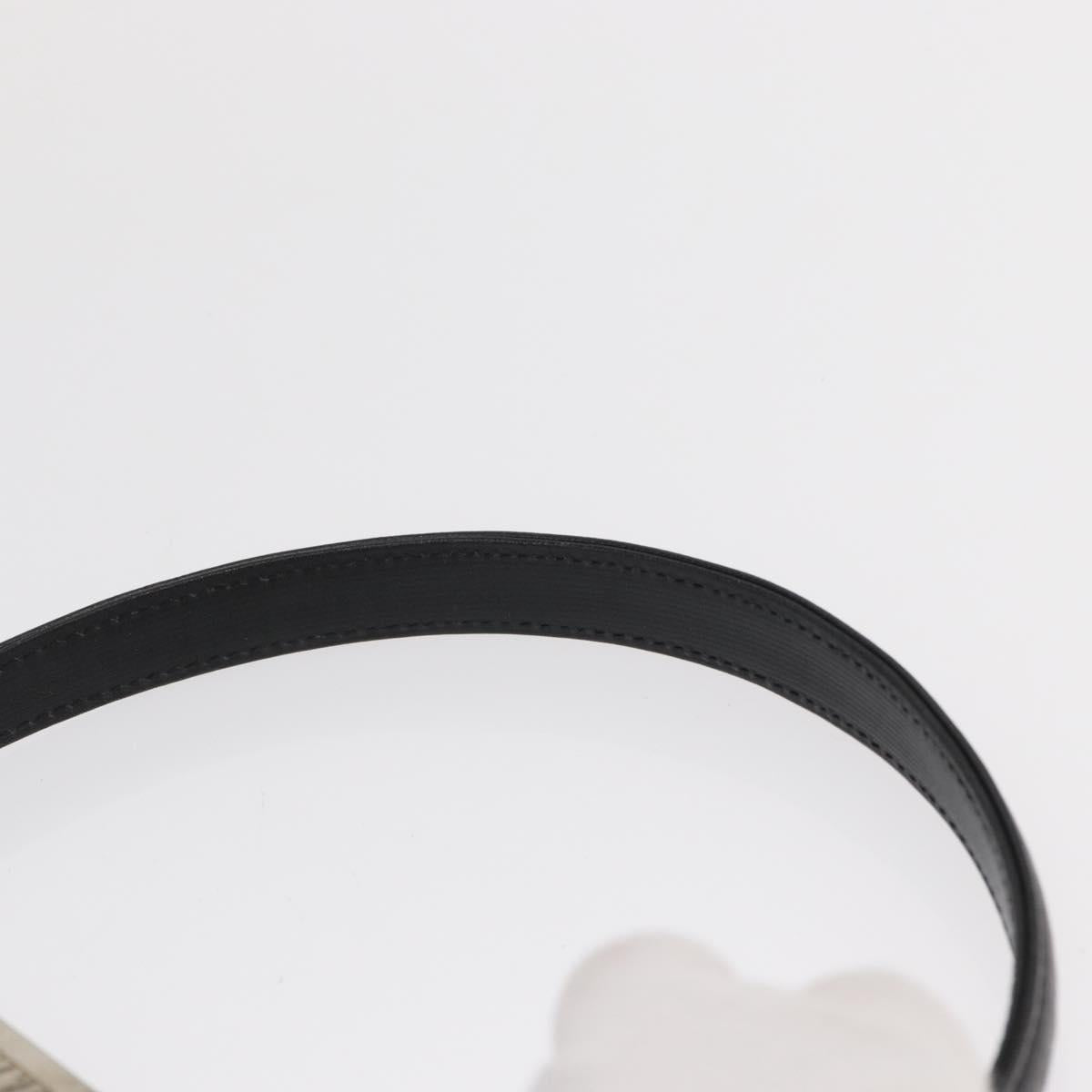 VALENTINO Hand Bag Leather Black Gold Auth bs32449