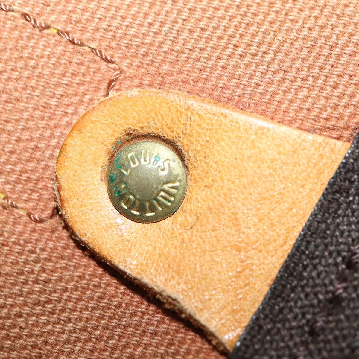 LOUIS VUITTON Monogram Keepall 55 Boston Bag M41424 LV Auth bs32469