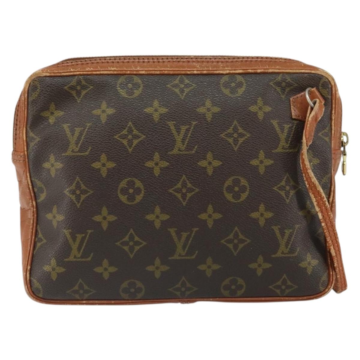 LOUIS VUITTON Monogram Pochette Sports Clutch Bag N0.183 LV Auth bs32480