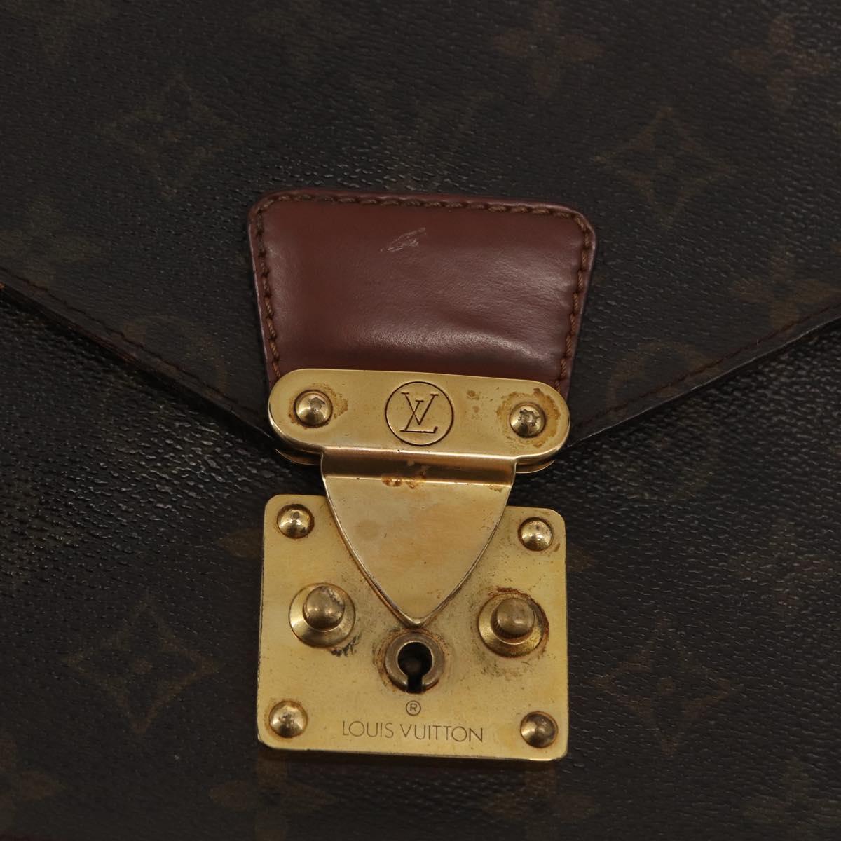 LOUIS VUITTON Monogram Monceau 28 Hand Bag M51185 LV Auth bs32481