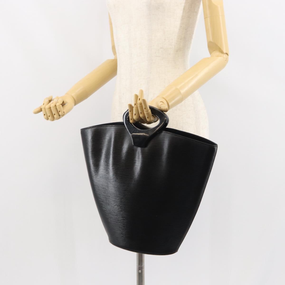 LOUIS VUITTON Epi Noctumble Hand Bag Black M54522 LV Auth bs32487