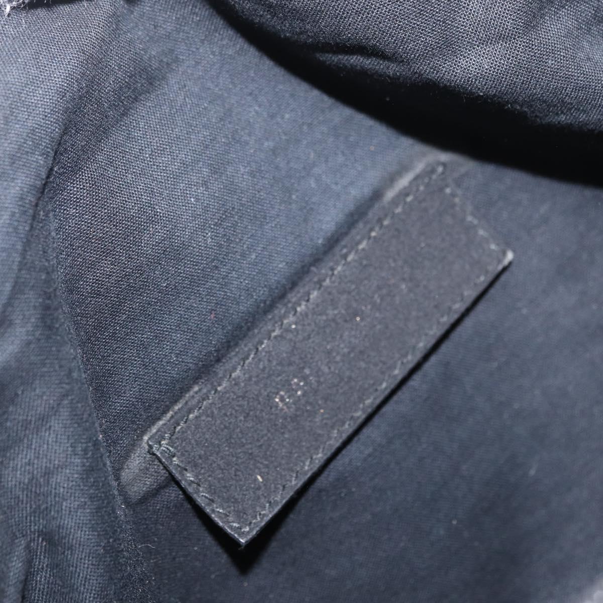BALENCIAGA Body Bag Canvas Black 482389 Auth bs32498