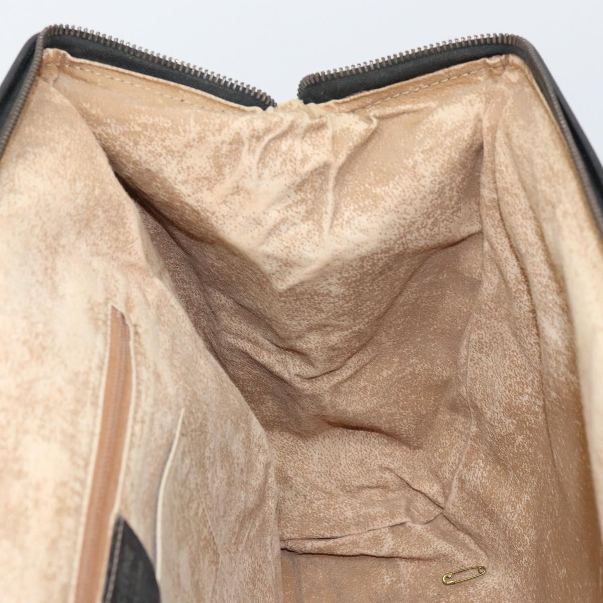 CELINE Tote Bag Canvas Blue Gold Auth bs32501