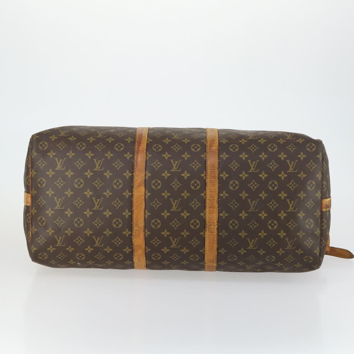 LOUIS VUITTON Monogram Keepall Bandouliere 60 Boston Bag M41412 LV Auth bs32518