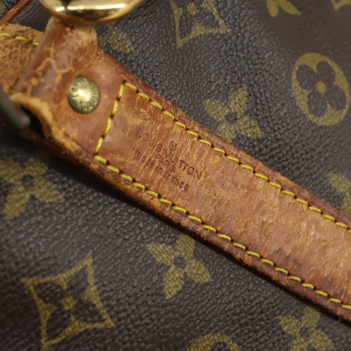LOUIS VUITTON Monogram Keepall Bandouliere 60 Boston Bag M41412 LV Auth bs32518