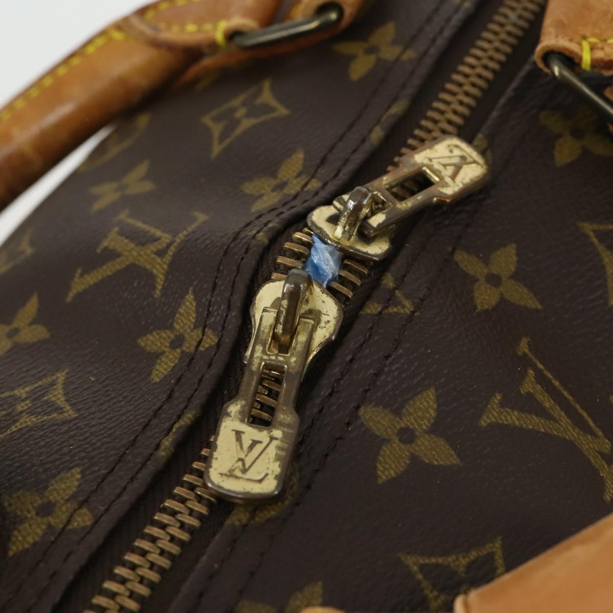 LOUIS VUITTON Monogram Keepall Bandouliere 60 Boston Bag M41412 LV Auth bs32518