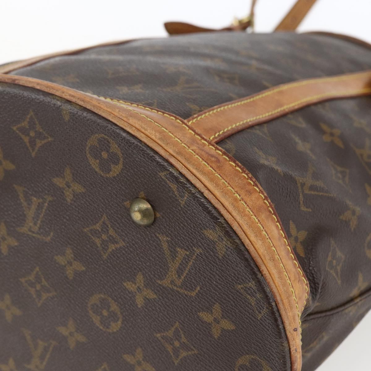 LOUIS VUITTON Monogram Bucket GM Shoulder Bag M42236 LV Auth bs32523