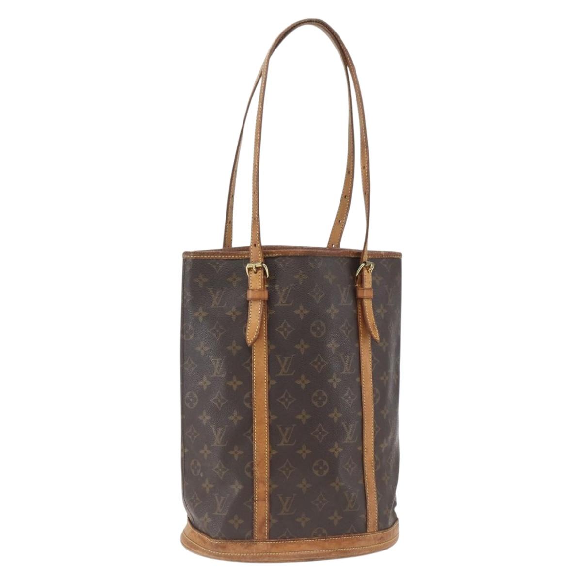 LOUIS VUITTON Monogram Bucket GM Shoulder Bag M42236 LV Auth bs32523