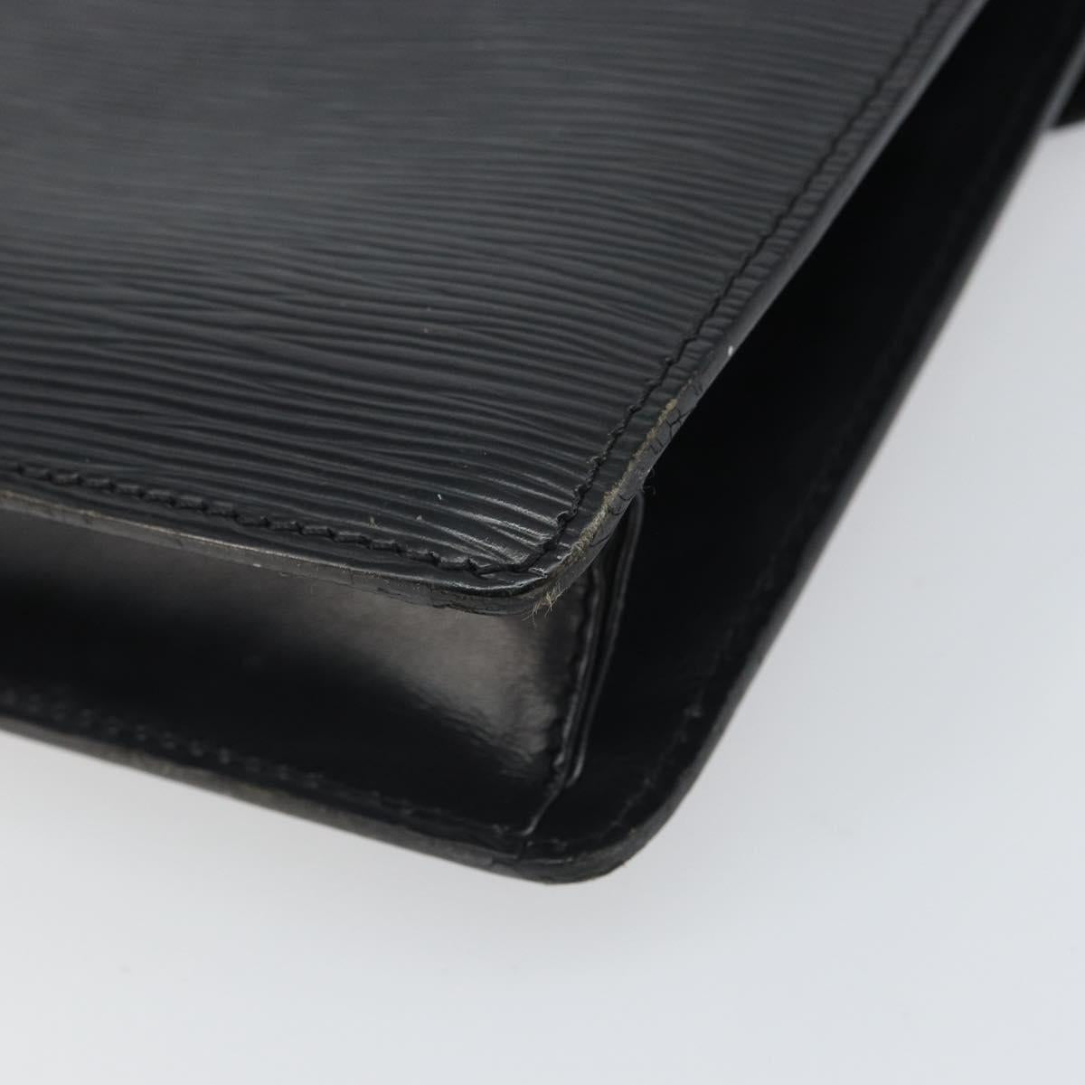 LOUIS VUITTON Epi Monceau 28 Hand Bag Black M52122 LV Auth bs32535