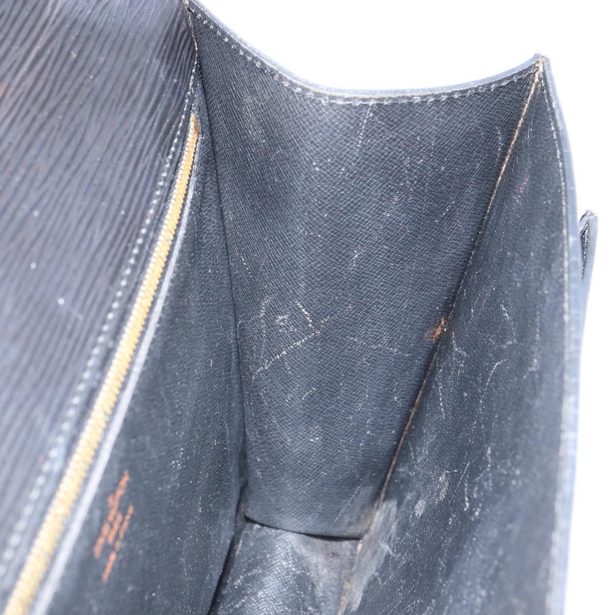 LOUIS VUITTON Epi Monceau 28 Hand Bag Black M52122 LV Auth bs32535