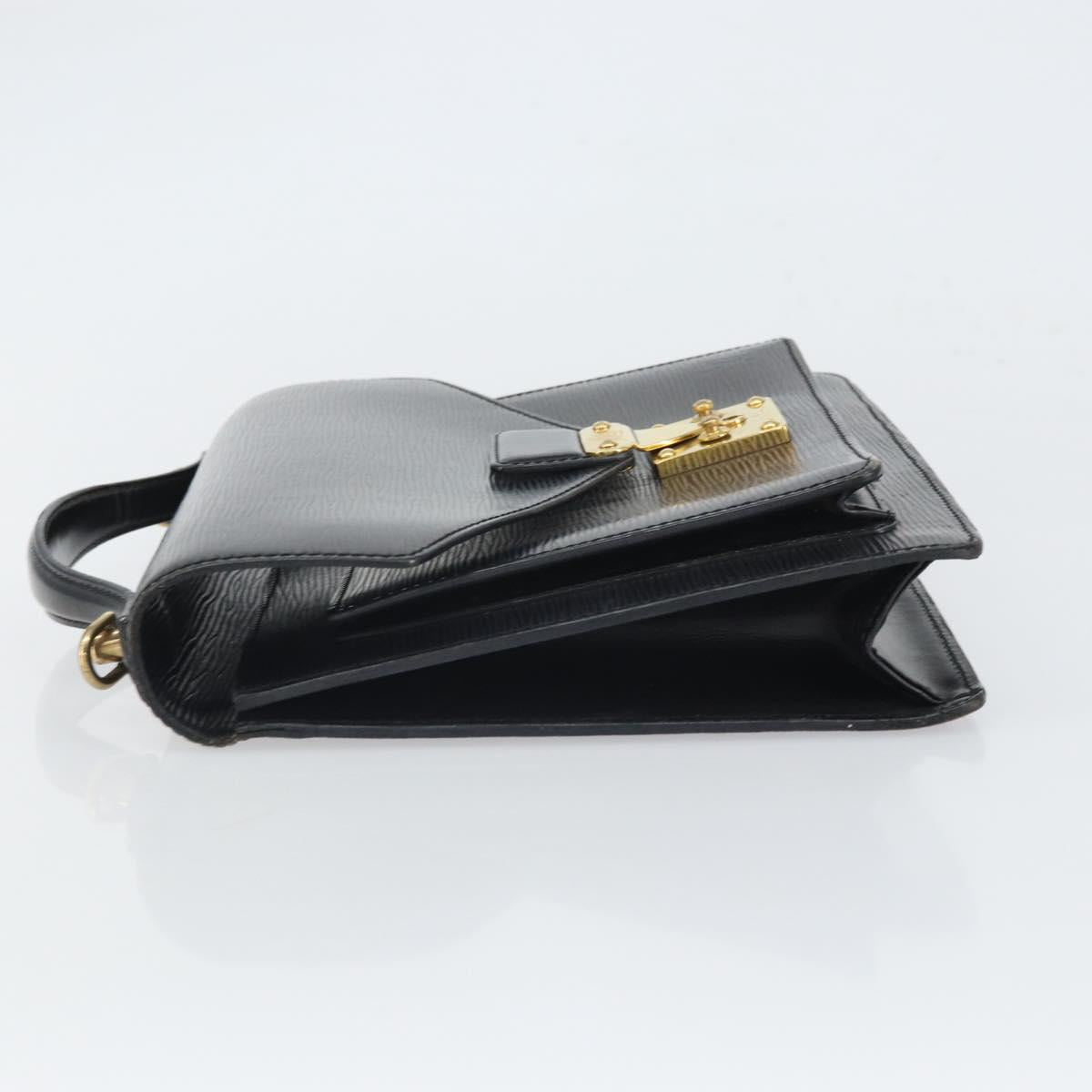 LOUIS VUITTON Epi Monceau 28 Hand Bag Black M52122 LV Auth bs32535