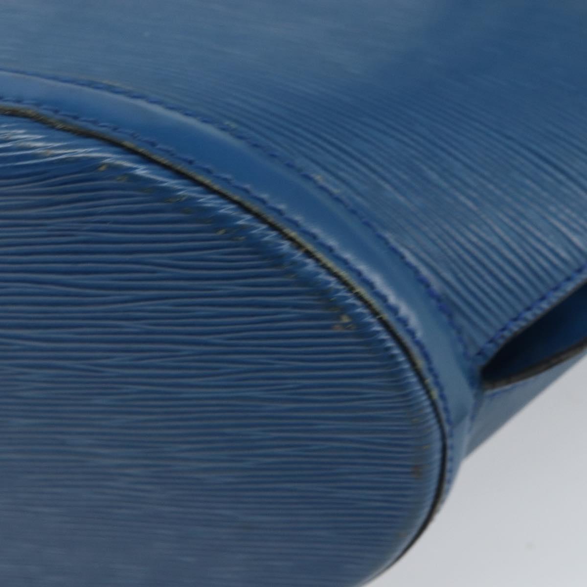 LOUIS VUITTON Epi Saint Jacques Shopping Shoulder Bag Blue M52275 Auth bs32538